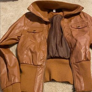 Leather jacket